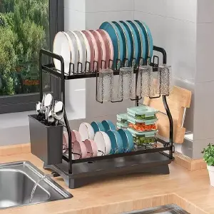 Escurridor De Platos 2 Niveles Cocina