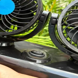 ventilador doble para carro