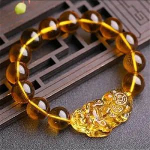 Pulsera Feng Shui de Cristal Obsidiana