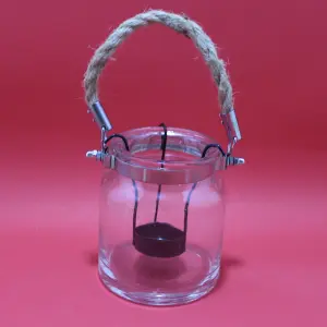 Frasco Candelabro de cristal pequeño