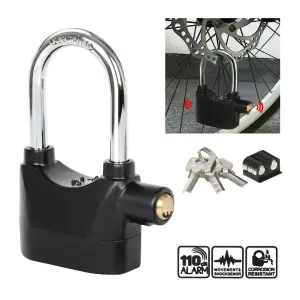 Candado de Alta Seguridad para Motocicleta con Alarma de 110db - Candado Alta Seguridad Para Moto 110dba