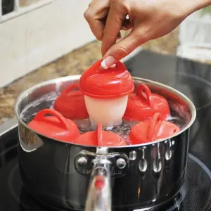 MOLDE  DE SILICONA PARA COCINAR HUEVOS