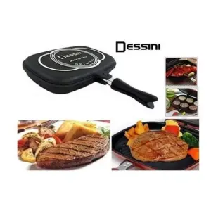 Sartén Doble Parrilla 36 Cm