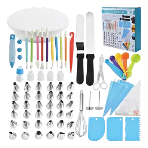 Accesorios de Pastelería: ¡El Kit Completo para tus Creaciones! - Accesorios Pasteleria 65 Piezas
