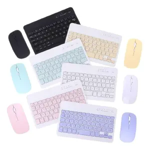 Teclado Bluetooth Recargable Mouse Keyb