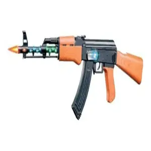 PISTOLA AK 47 LUZ LED Y SONIDO