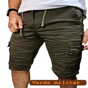 Bermuda Drill Cargo Hombre