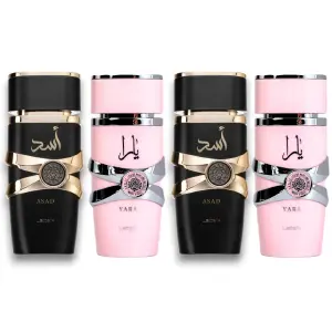 PERFUMES 2 YARA + 2 ASAD 100ML