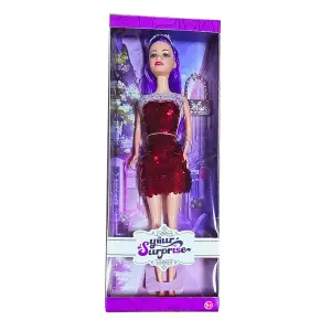 Muñeca Vestido Escamas Multicolor Moda