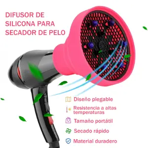 Difusor Secador De Cabello Rizo Plegable