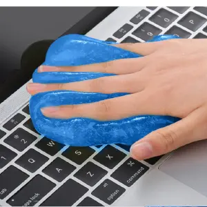 Slime bolsa goma limpiador