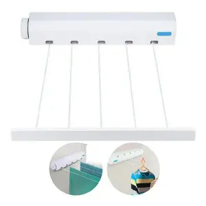 Tendedero Retractil Para Ropa De 5 Linea