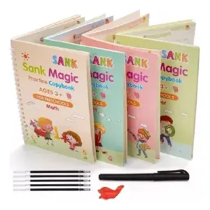 KIT DE LIBROS MÁGICOS  SET 4 EN ESPAÑOL