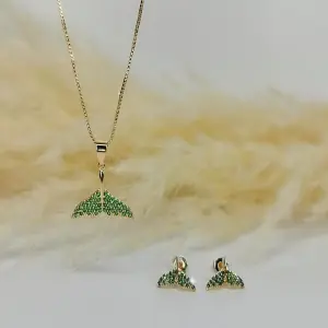 JUEGO DE CADENAS SIRENA VERDE