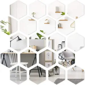 ESPEJOS HEXAGONALES X36 UNIDADES: ¡Transforma tu espacio con estilo! - ESPEJOS HEXAGONALES X36 UNIDADES