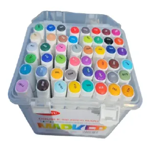Set De Marcadores Doble Punta 48 Pz