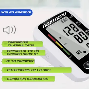 TENSIOMETRO DE BRAZO DIGITAL CON VOZ
