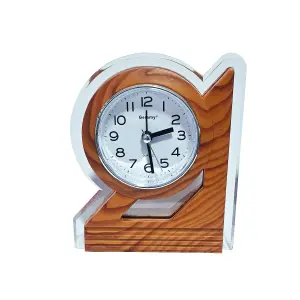 Reloj De Mesa Figura Triangulo Tono Made