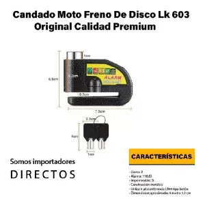 Candado de disco pesado