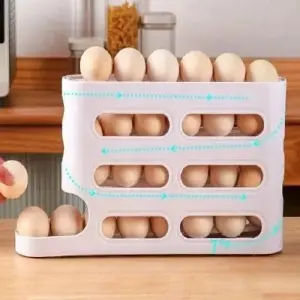 Huevera: El Organizador y Dispensador de Huevos Perfecto - Huevera organizador y dispensador huevos