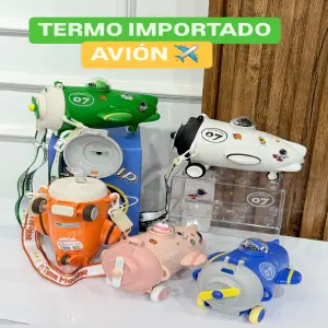 TERMO  IMPORTADO AVIÓN KIDS