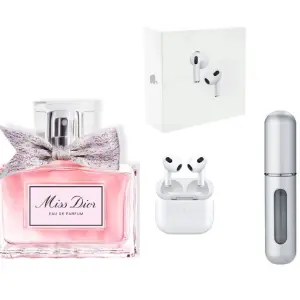 KIT(MISS DIOR+AIRPODS+PERFUMERO)