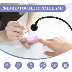 Lampara Uv Flexible Para Uñas 360º
