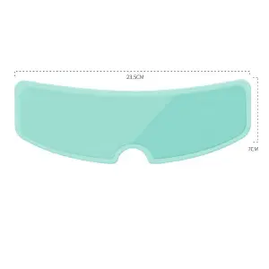 Visor antiempañante para casco de moto
