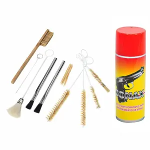 Kit Limpieza De Armas 19piezas + Aceite