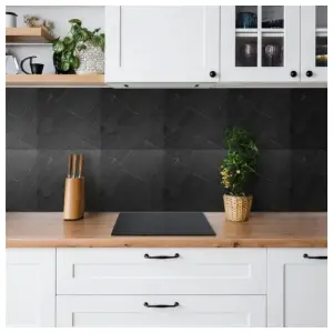 Azulejo adhesivo 30 x 30 negro satinado