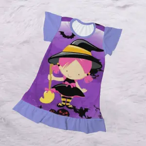 pijama niña brujita