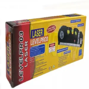 NIVEL LASER 3 BURBUJAS CINTA MÉTRICA