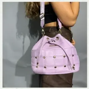Bolso de Cuero Sintético Estilo cuadrado