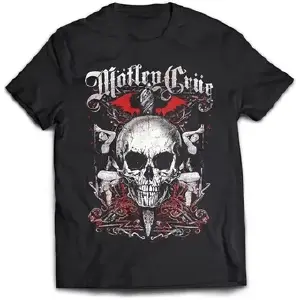 Camiseta Motley Crue Calavera Camia Band