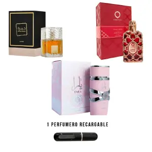 KHAMRAH+ORIENTICA ROJA+YARA+PERFUMERO