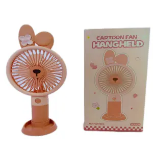 Mini Ventilador Recargable Con Base