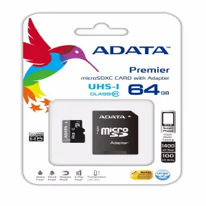 Micro SD con capacidad de 64GB