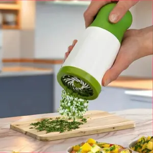 PICADOR DE CILANTRO EN ACERO INOXIDABLE