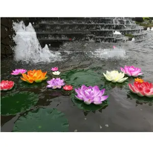 Flores De Loto Acuáticas Artificiales
