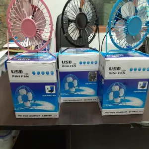 Mini VENTILADOR DE USB METALICO 4"