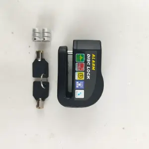 Candado alarma freno de disco para moto