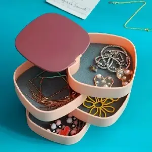 Organizador  Accesorios Joyero Giratorio