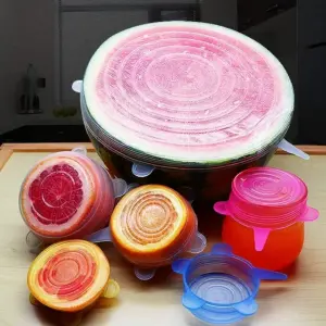 Tapas De Silicona Multiusos - Alimentos