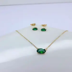 JUEGO DE CADENAS ESMERALDA