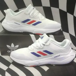 ADIDAS WHITE RED AND BLUE CLIMAWARM