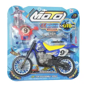 Moto Motrocross Figura Armable Crf 750r