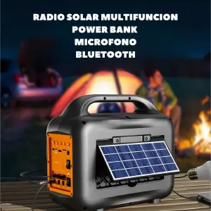 Parlante Bluetooth Solar Power Bank GTS