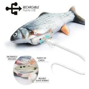 Juguete pez mascota recargable