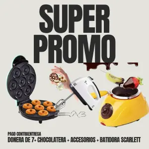 PROMO: DONERA DE 7+ BATIDORA + CHOCOLATERA - PROMO: DONERA DE 7+BATIDORA+CHOCOLATERA