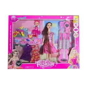 Muñeca Madre Guitarra Accesorios Bicicle